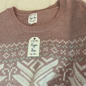 HIPPIES ROSA WOMEN'S PINK SWEATER